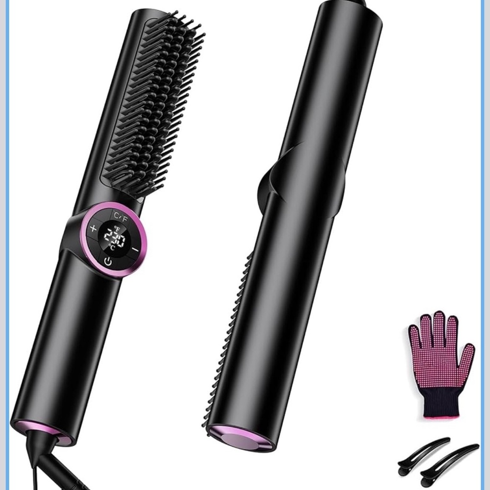 Source Unknown Dual-Color Hair Styling Tool